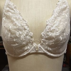 Vintage Sheer VS plunge bra 38D